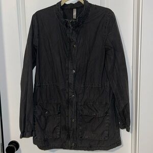 Fabletics Gray/Black Jacket